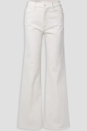 Mother The Hustler high-rise wide-leg jeans