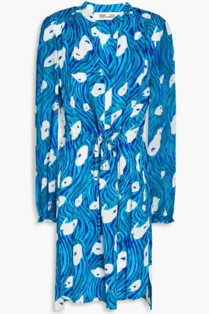Diane von Furstenberg Sonoya printed crepe de chine dress
