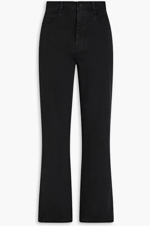 NILI LOTAN High-rise straight-leg jeans - Gray