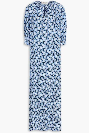 Diane von Furstenberg Drago printed crepe maxi dress