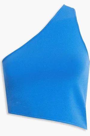 A.L.C. Colby one-shoulder asymmetric stretch-jersey top