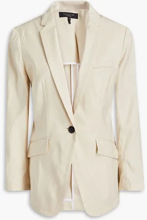 RAG&BONE Margot linen-blend blazer - Neutral