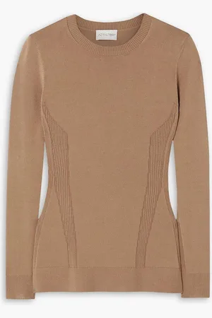 AZ FACTORY Switchwear stretch-knit top - Brown
