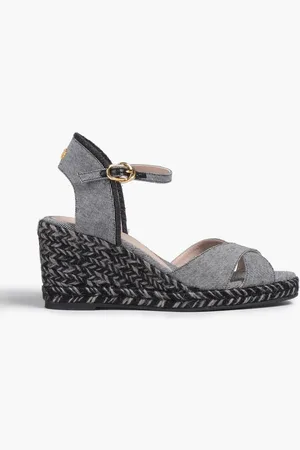 Stuart Weitzman Mirela denim espadrilles