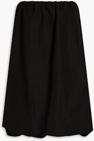 ET OCHS Dolly gathered taffeta mini dress