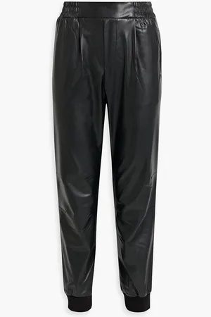 ATM Anthony Thomas Melillo Faux leather tapered pants