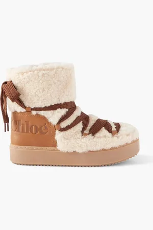 See by Chloé Charlee shearling ankle boots - Brown