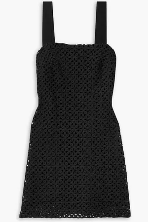 MIGUELINA Kira crocheted cotton mini dress