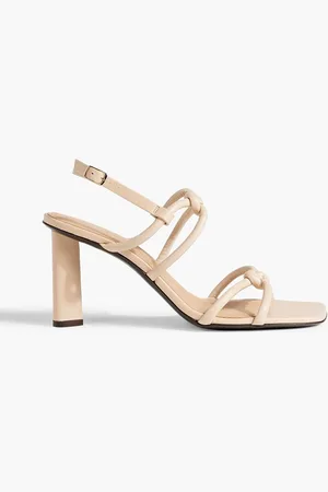 Frame Le Hendrix leather slingback sandals - Neutral