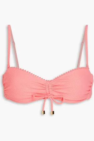 Heidi Klein Stretch-piqué underwired bikini top
