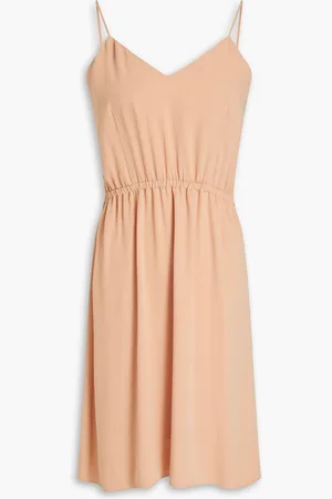 Maison Margiela Gathered crepe dress - Neutral