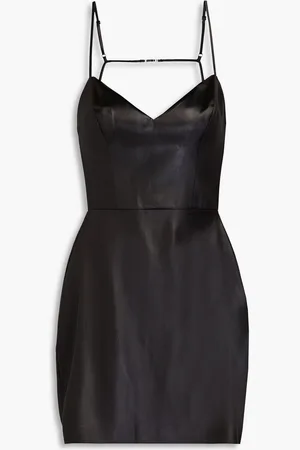 GAUGE81 Ennis open-back cutout stretch-satin mini dress