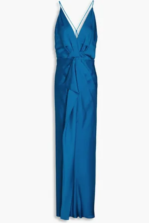 Simkhai Giana ruffled satin-crepe gown