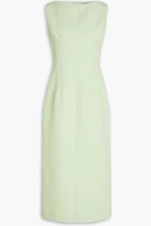 EMILIA WICKSTEAD Ashie cloqué midi dress - Green