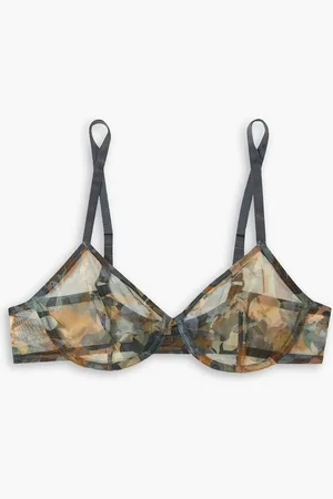 Else Ebru printed stretch-mesh underwired soft-cup bra