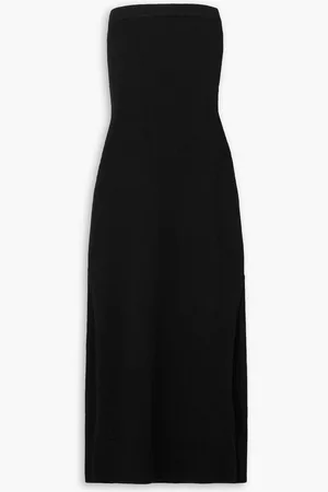 Michael Kors Strapless cashmere-blend midi dress