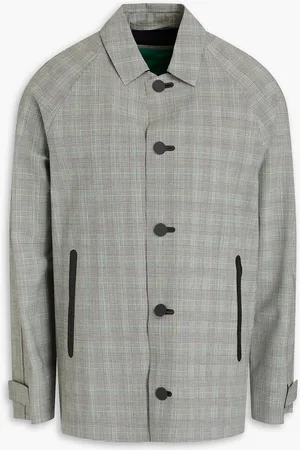 Emporio Armani Prince of Wales checked jacquard jacket