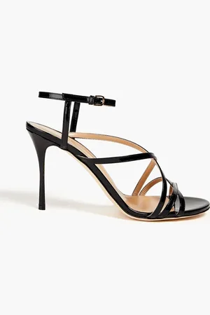 Sergio Rossi Bon Ton patent-leather sandals