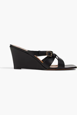 ATP Atelier Alife leather wedge mules