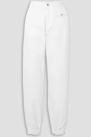 WALES BONNER Flight high-rise tapered jeans