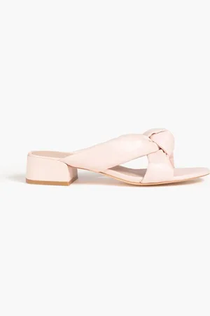 Stuart Weitzman Vacay 35 knotted leather sandals - Pink