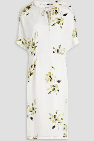 DAY Birger et Mikkelsen Keira floral-print hammered-satin midi dress