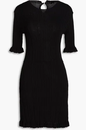 Maje Ribbed-knit mini dress