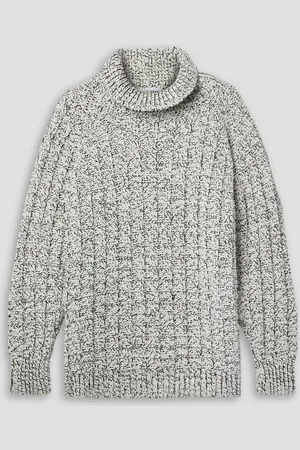 APIECE APART Tinka oversized merino wool-blend turtleneck sweater - White