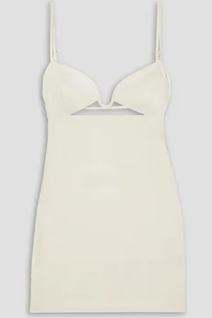 GAUGE81 Chaleg cutout linen-blend mini dress