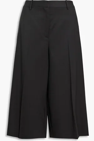 NILI LOTAN Ilford wool-blend twill culottes