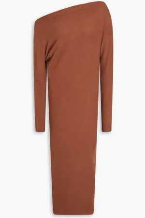 ENZA COSTA Ribbed jersey midi dress