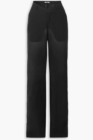 Supriya Lele Paneled wool-blend wide-leg pants