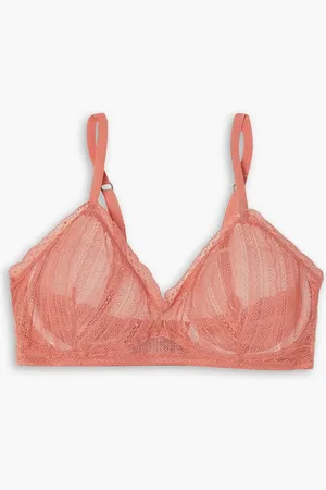 LOVE Stories Janis lace triangle bra - Orange