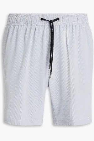 ONIA Cotton-poplin shorts - Blue