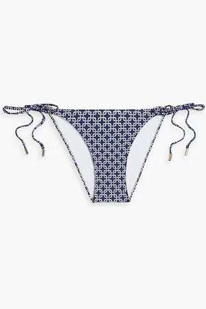 Melissa Odabash Key West printed low-rise bikini briefs - Blue