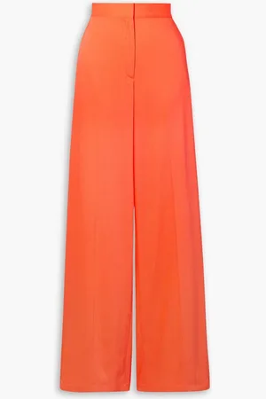 Christopher John Rogers Twill wide-leg pants - Orange