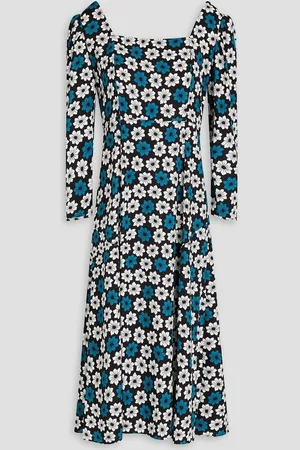 Diane von Furstenberg Joanna floral-print crepe midi dress