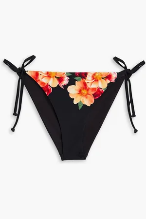ONIA Kate floral-print low-rise bikini briefs
