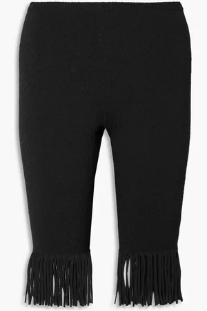 Proenza Schouler Fringed stretch-knit shorts
