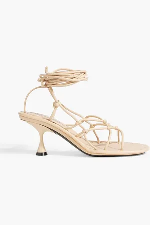 Acne Studios Knotted leather sandals - Neutral
