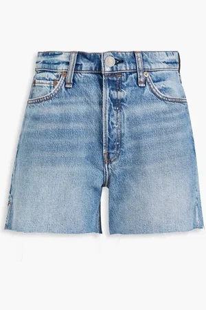 RAG&BONE Vintage Cut Off distressed denim shorts - Blue