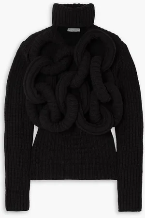 J.W.Anderson Tubular cutout merino wool turtleneck sweater