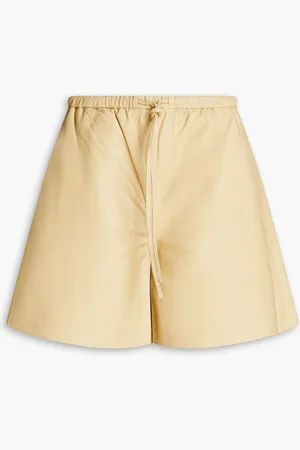 By Malene Birger Ifeoin leather shorts - White