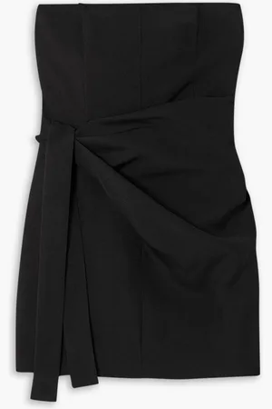 GAUGE81 Natal draped grain de poudre mini dress