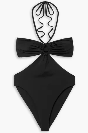 Mara Hoffman Blanca cutout halterneck swimsuit