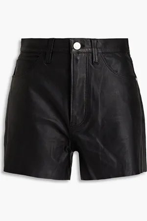 Frame Leather shorts