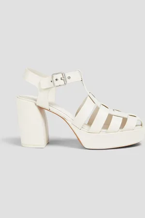 3.1 Phillip Lim Naomi leather platform sandals - White