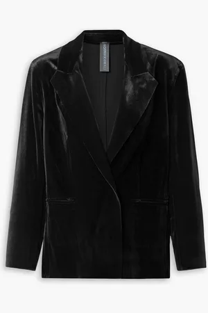 Norma Kamali Velvet blazer