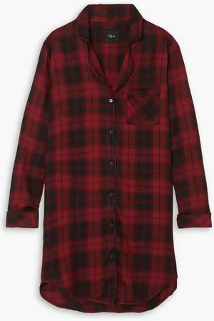 Rails Checked flannel nightshirt - Red