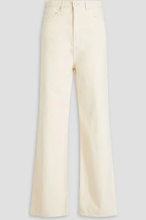 OFFICINE GENERALE Romy high-rise wide-leg jeans - White